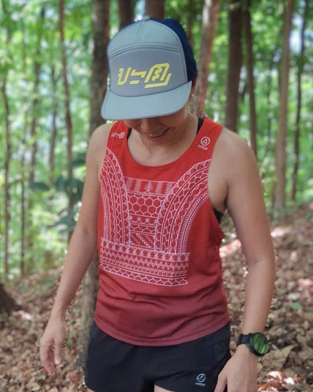 Feather Light Baluti Singlet — Red