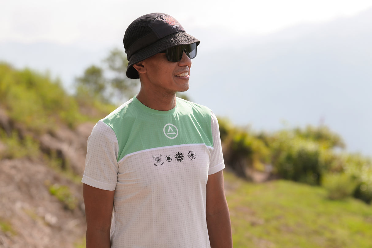 Lakambini Super Light SS Shirt (white/green) - unisex