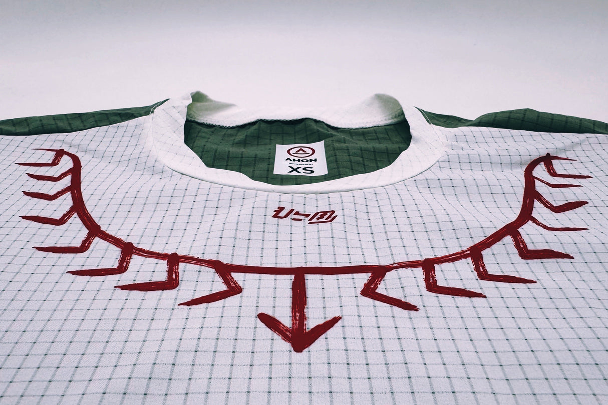 Koling Super Light Shirt – White / Stone Green (Unisex) - Ahon.ph