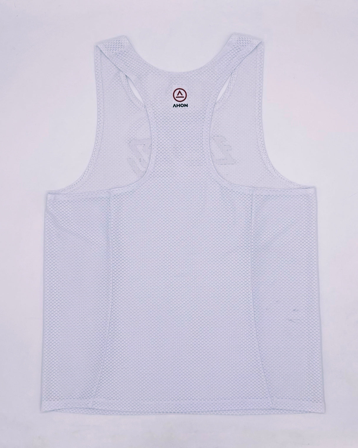 Back design of Ahon KSU Singlet 2 – minimalist and breathable mesh fabric
