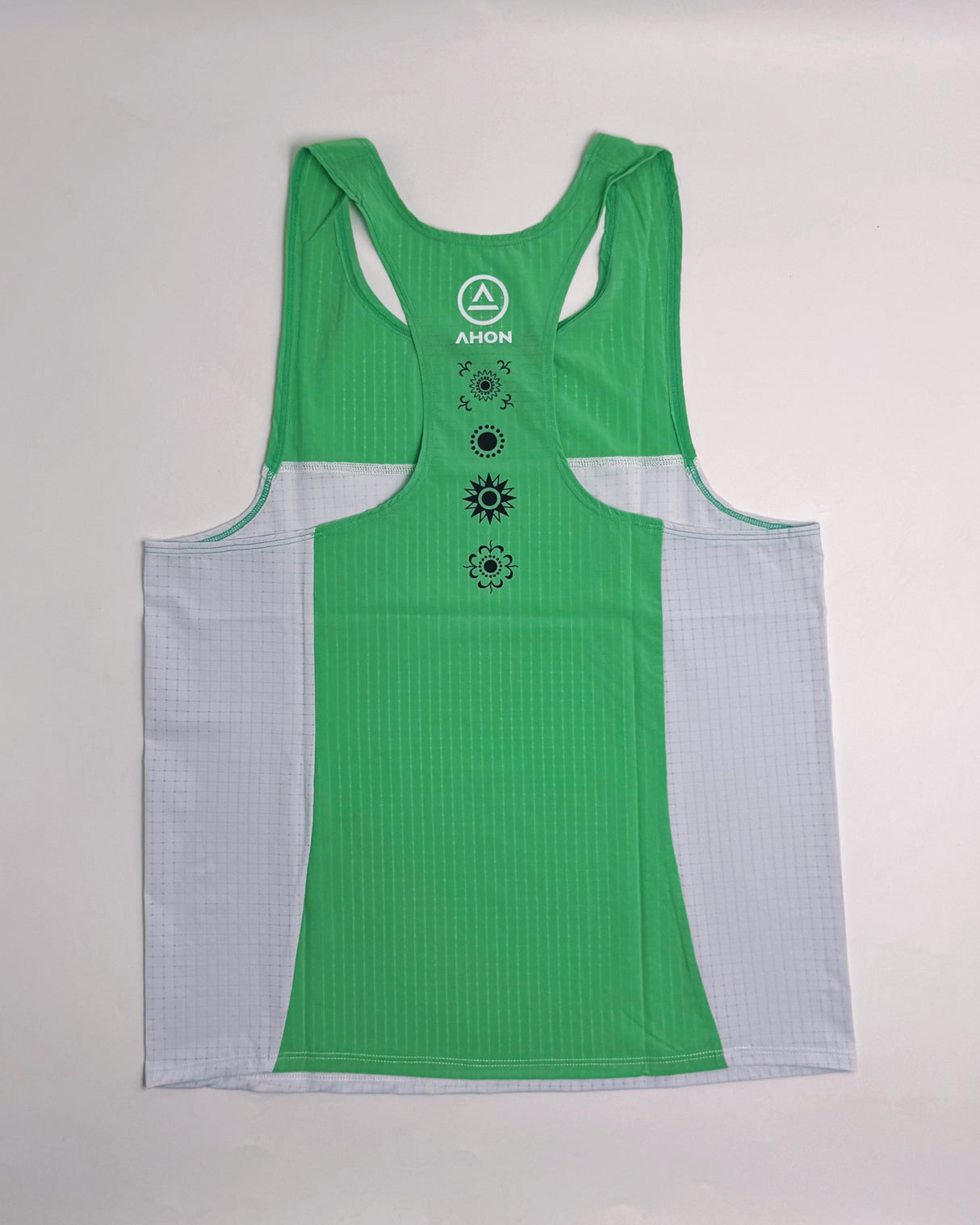 Lakambini Super Light Singlet (white/green) - unisex - Ahon.ph