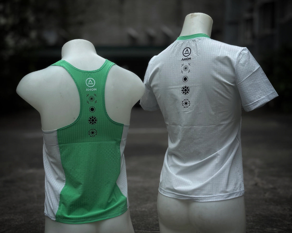 Lakambini Super Light SS Shirt (white/green) - unisex - Ahon.ph