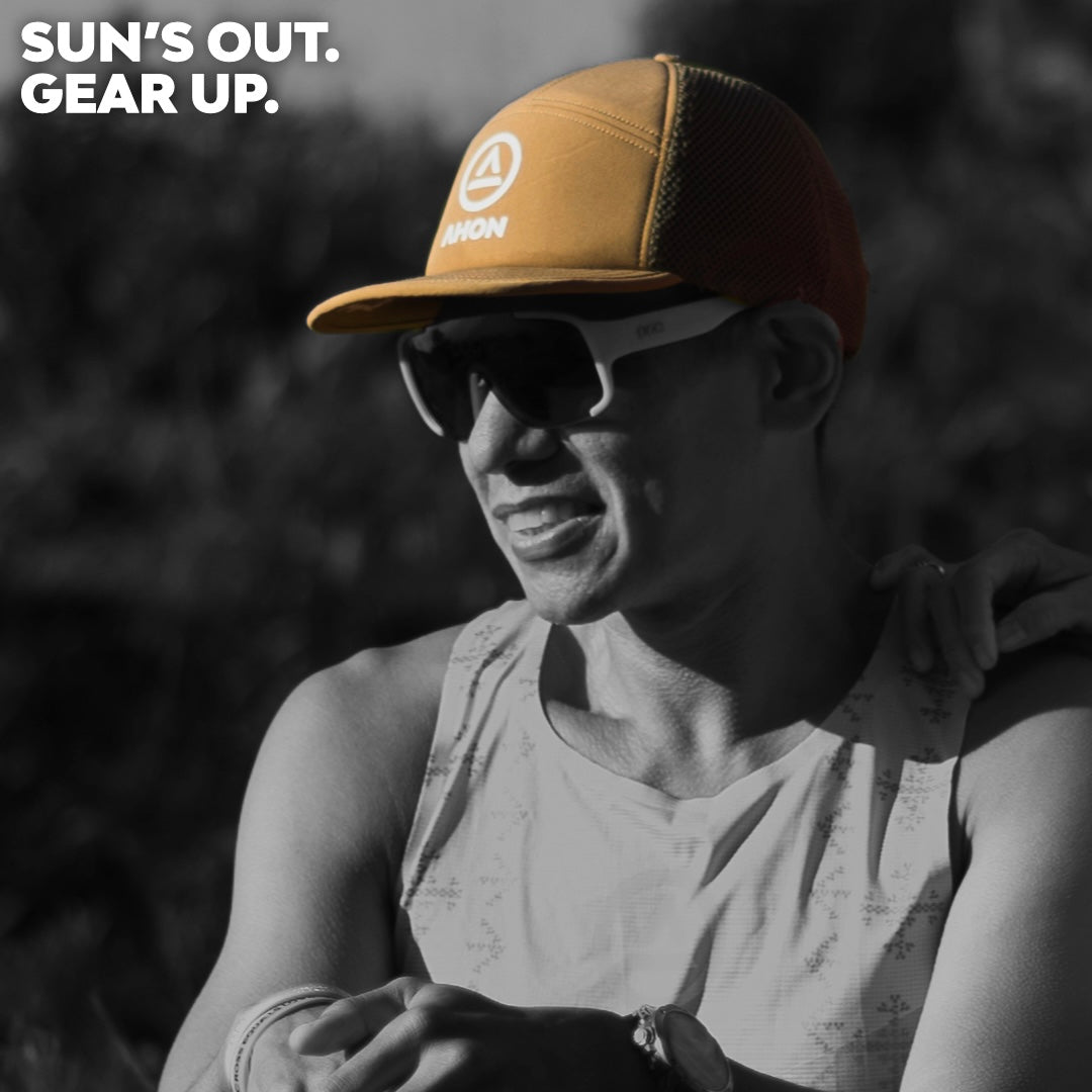 Logo Plush Trucker Cap (brown / green) - Ahon.ph