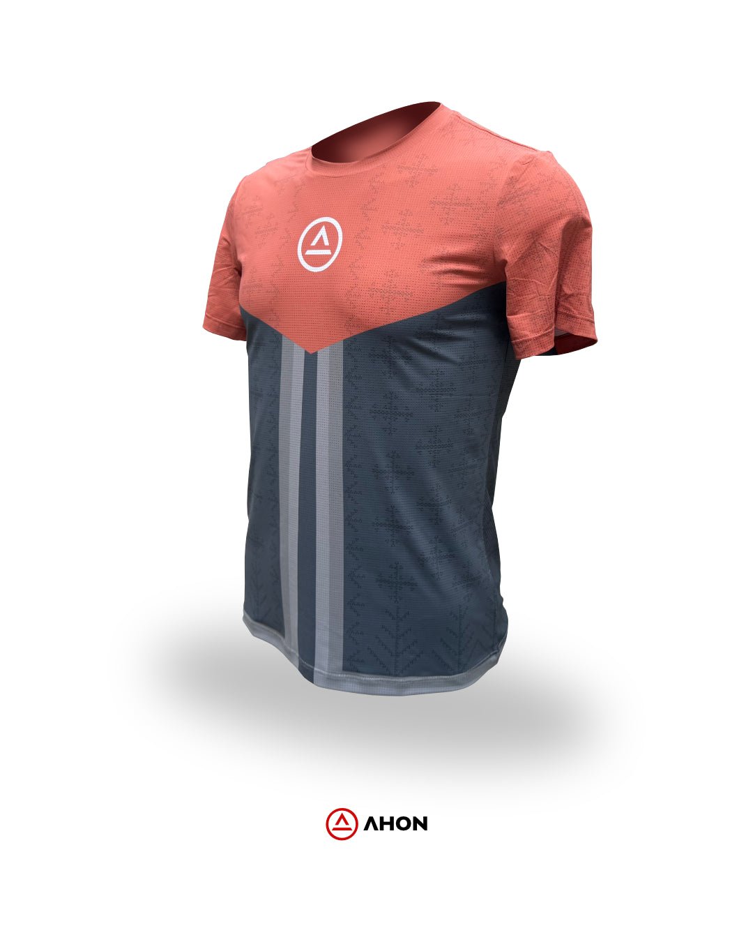 Ahon Sindaw Ultra Light SS shirt - orange/gray - for ultra trail running in the Philippines