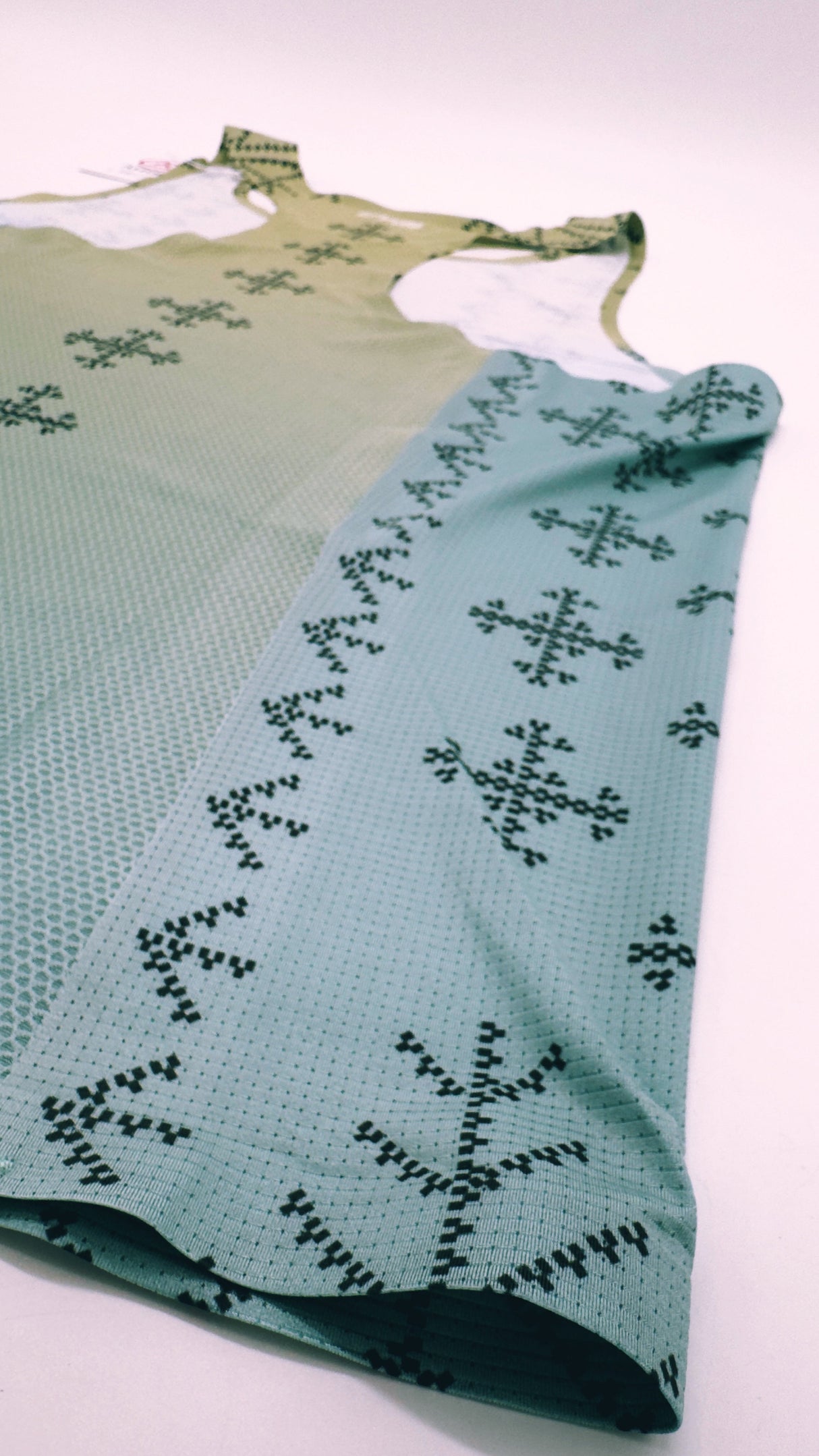 Back view of Singlet Pro Colorway 2 showing racerback cut and breathable lightweight fabric