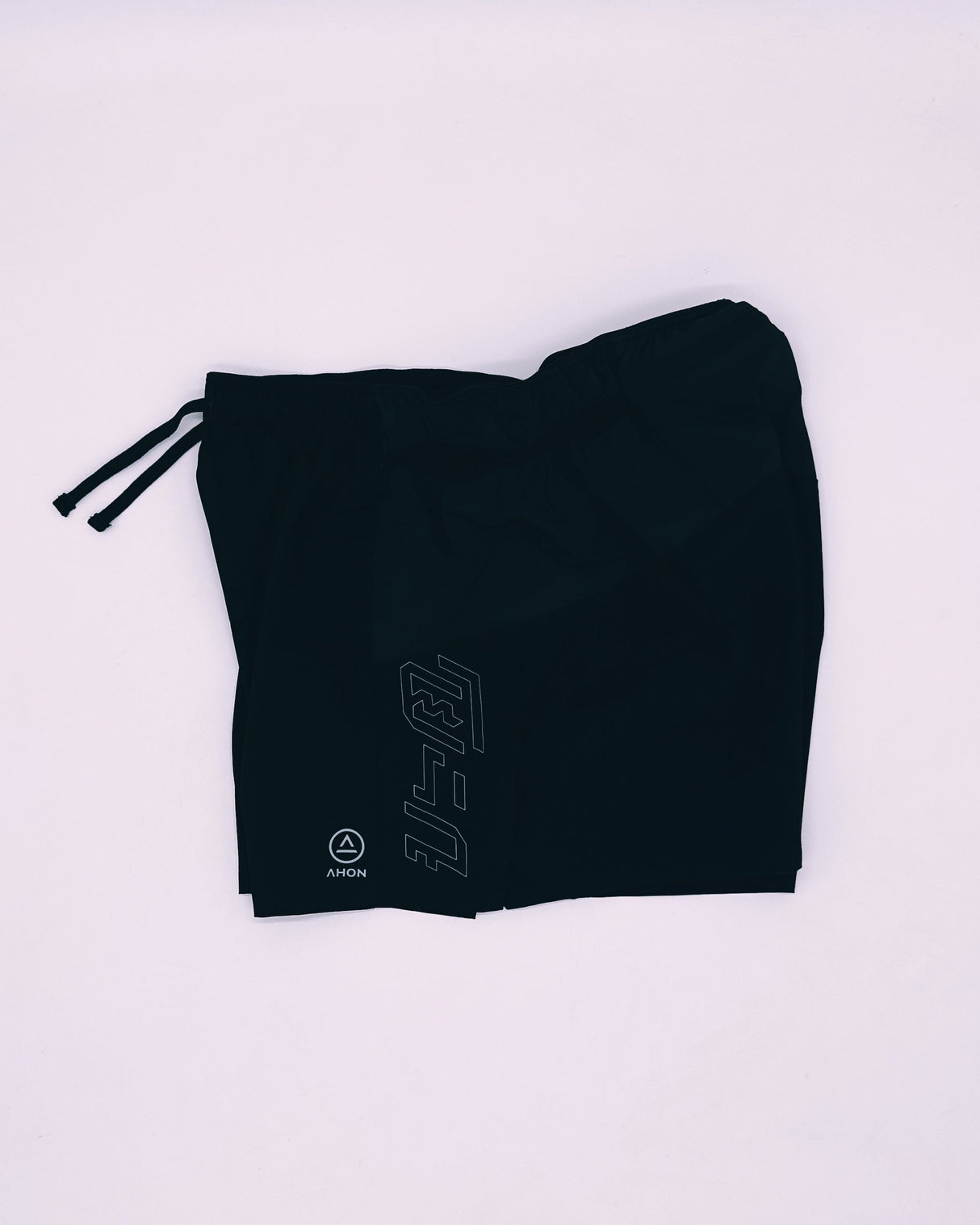 flatlay of Ahon Trail Shorts Pro (Colorway 4), side view