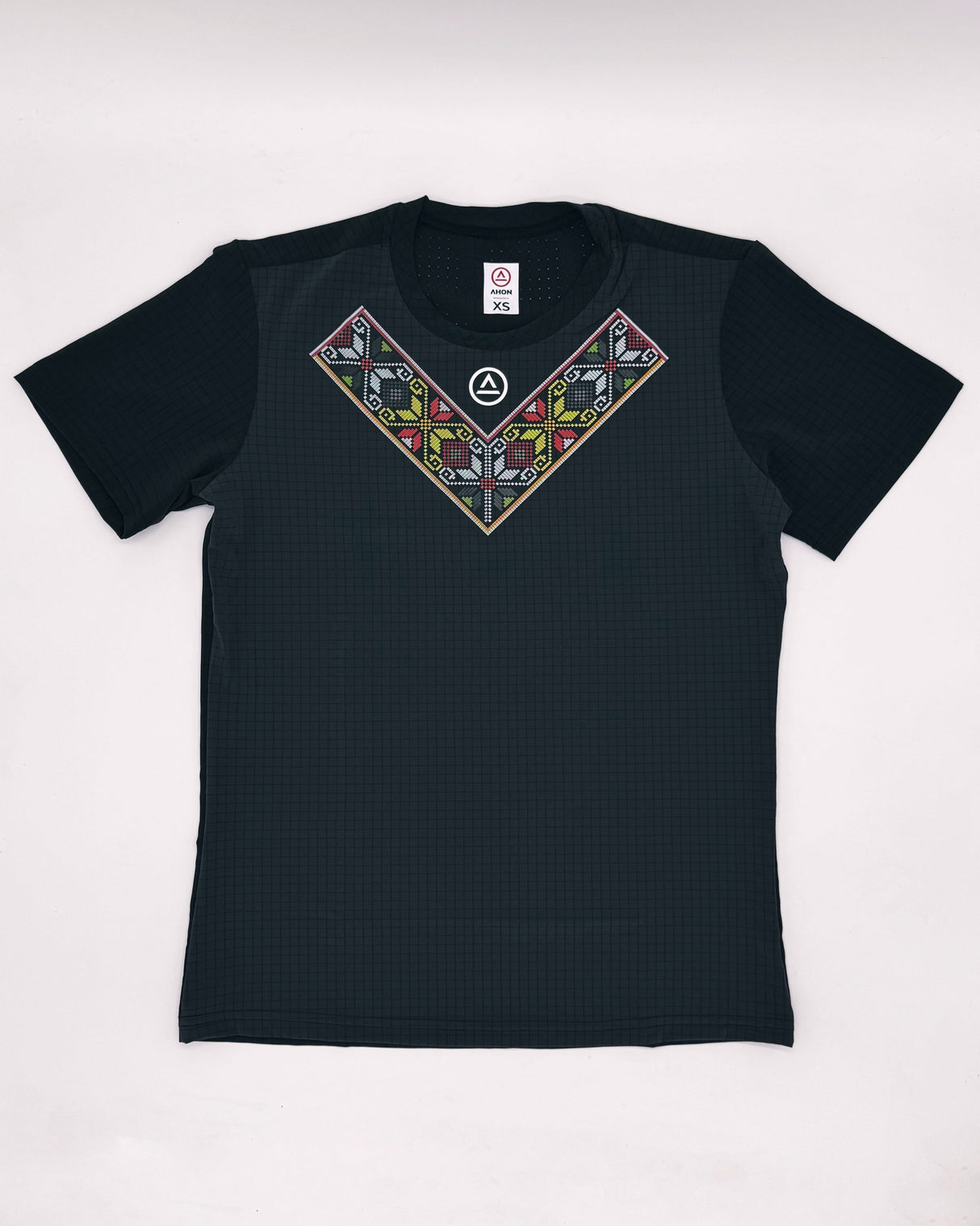 flatlay of Uleyan Super Light SS Shirt (dark gray / black)