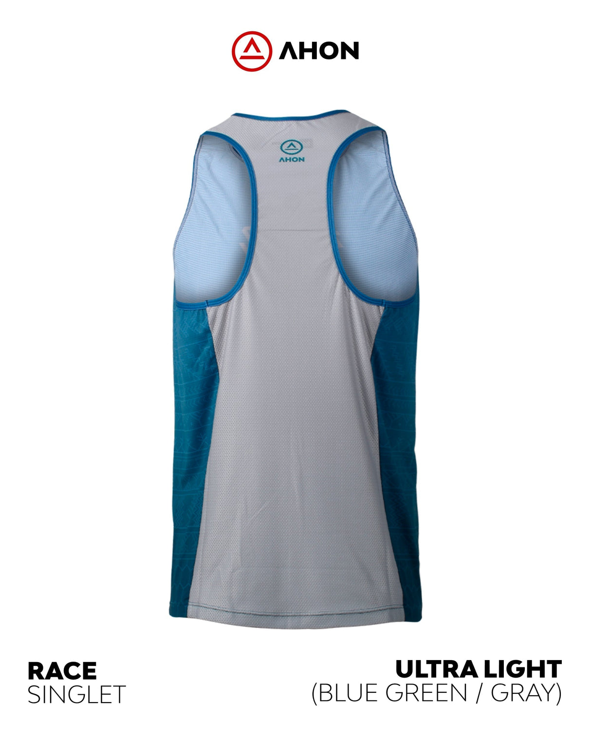 Back view of Ahon Ultra Light Singlet highlighting racerback cut and minimalist design