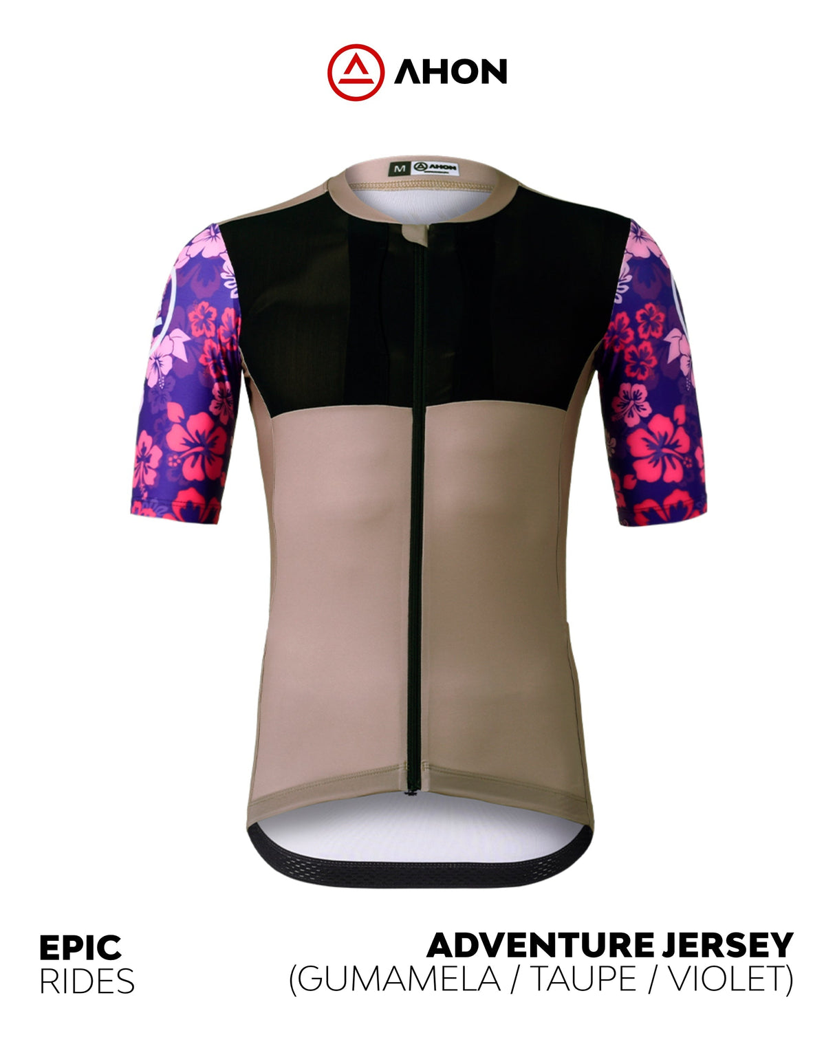 Adventure Jersey - Base (gumamela / taupe / violet) - Ahon.ph