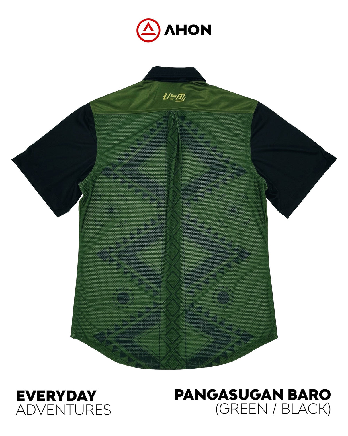 Pangasugan Baro button up shirt (green) - Ahon.ph