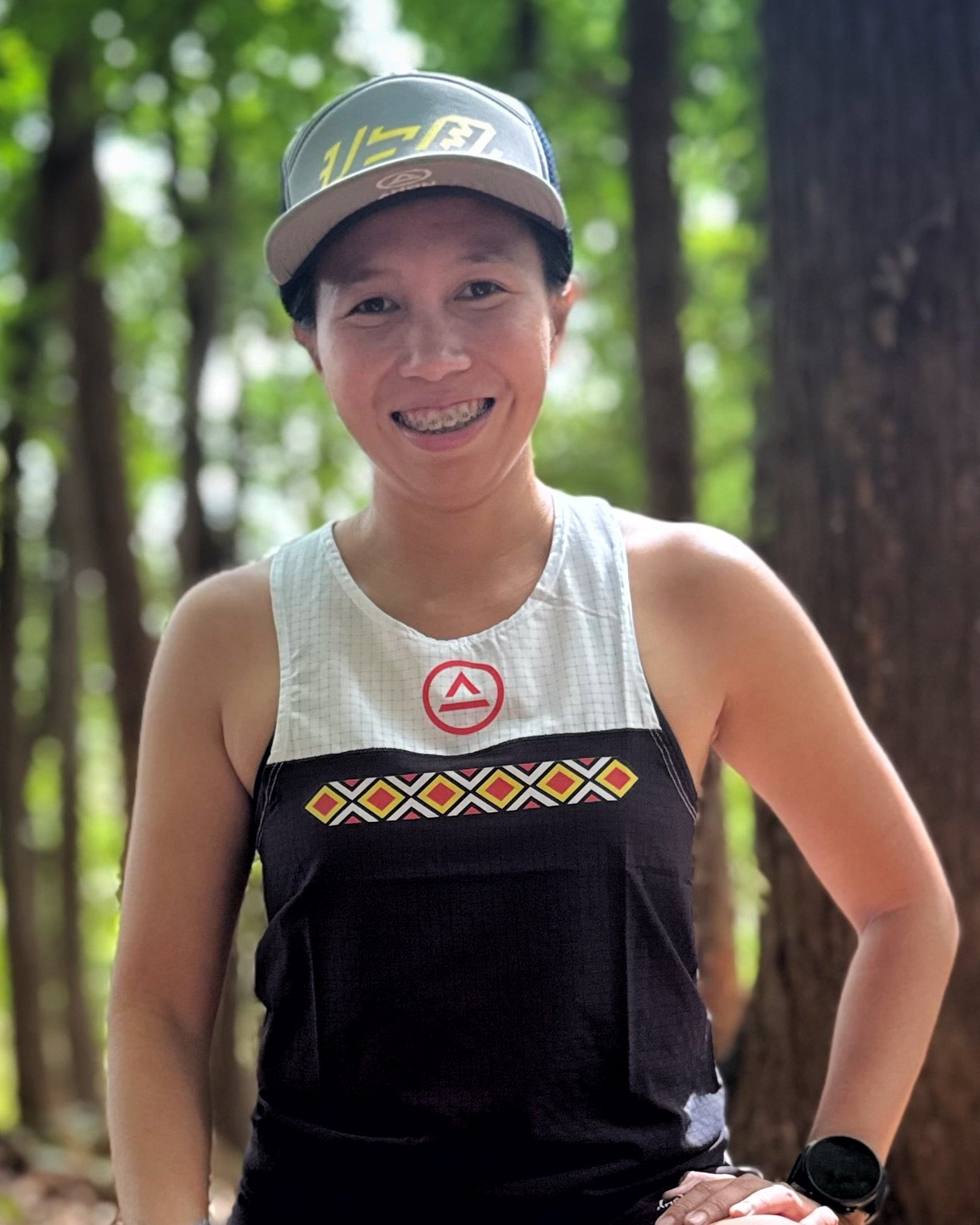 Lakan Super Light Singlet (black/white) - unisex