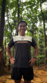 Lakan Super Light SS Shirt (charcoal/cream) - unisex