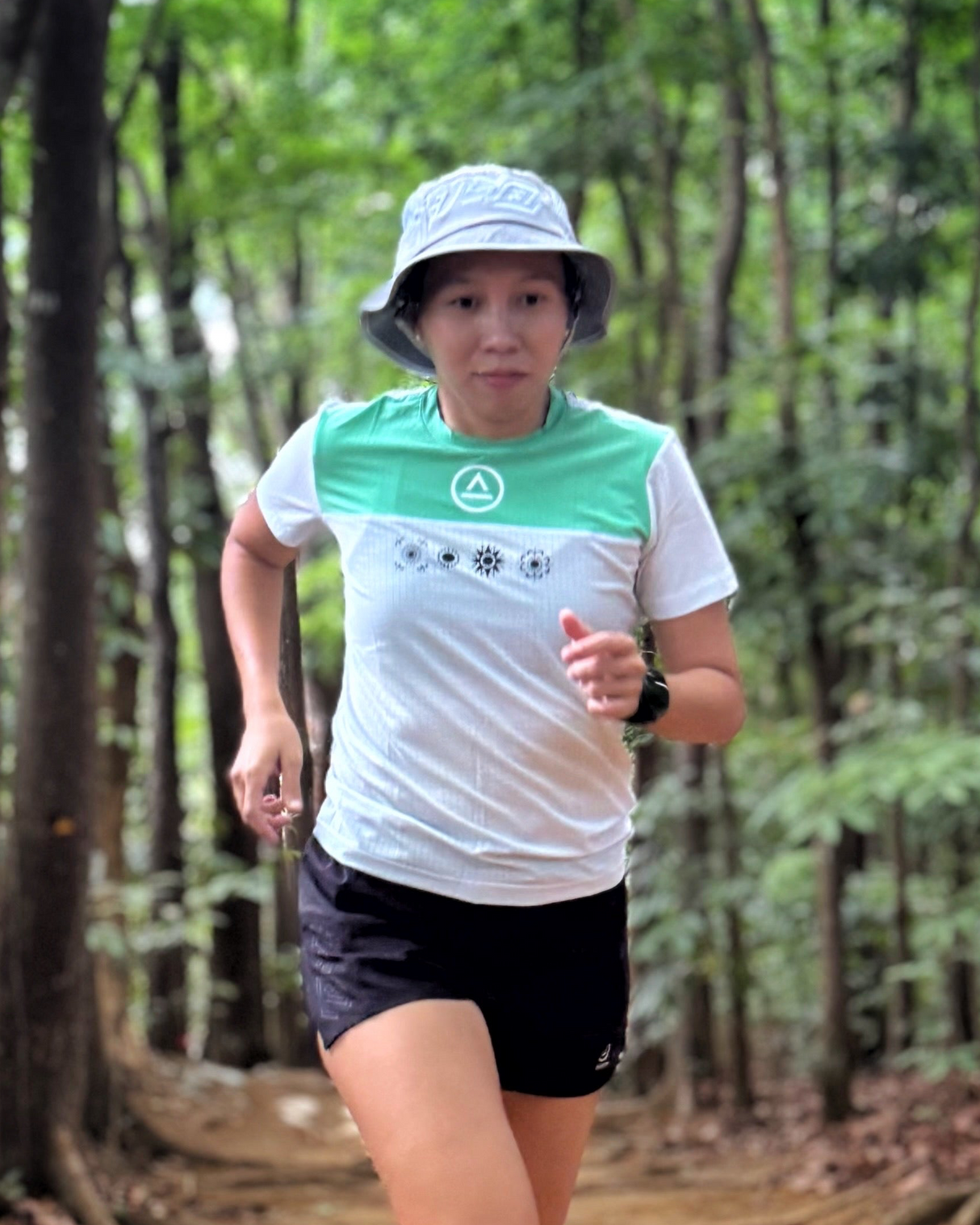Lakambini Super Light SS Shirt (white/green) - unisex