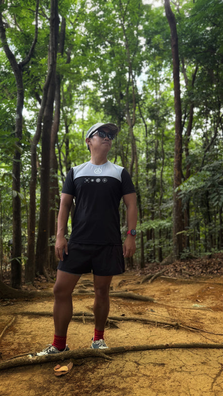 Lakambini Super Light SS Shirt (black/lilac) - unisex