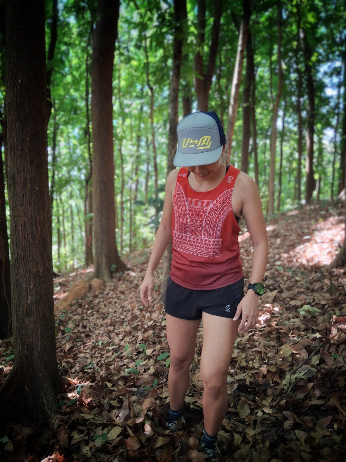 Feather Light Baluti Singlet — Red