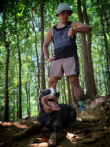 Feather Light Baluti Singlet — Black