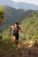 Feather Light Baluti Singlet — Black