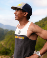 Lakan Super Light Singlet (charcoal/cream) - unisex