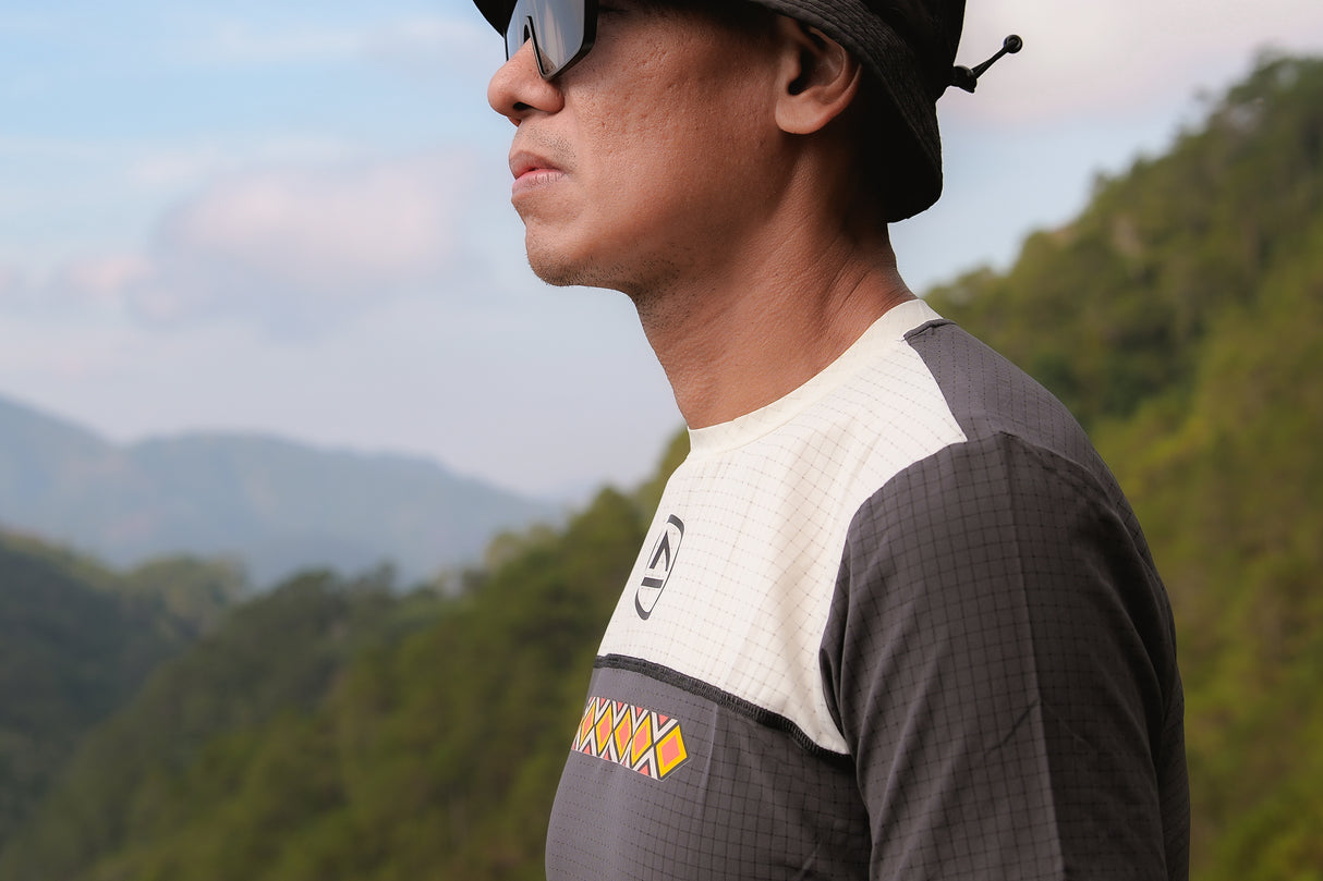 Lakan Super Light SS Shirt (charcoal/cream) - unisex