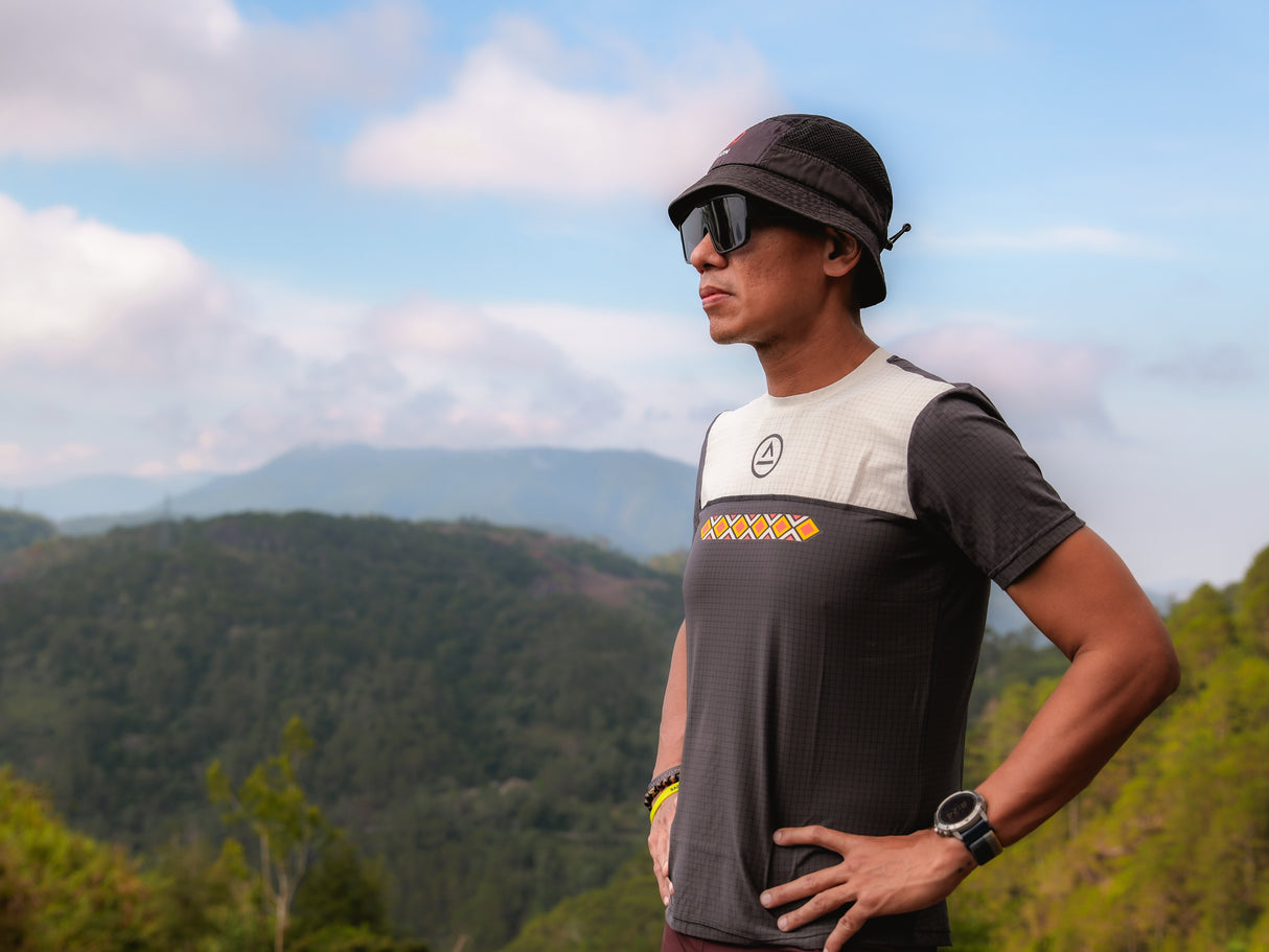 Lakan Super Light SS Shirt (charcoal/cream) - unisex