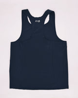 Full back view of Apo Super Light Singlet highlighting race-cut shape and lightweight material.