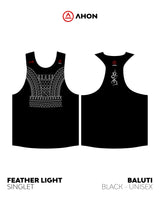 Feather Light Baluti Singlet — Black