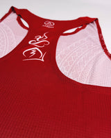 Feather Light Baluti Singlet — Red - Ahon.ph