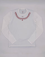 flat lay shot of Ahon Koling White long sleeve trail shirt