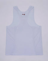Back view of the KSU Singlet 1 showing lightweight MaxVent mesh fabric