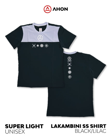 Lakambini Super Light SS Shirt (black/lilac) - unisex - Ahon.ph