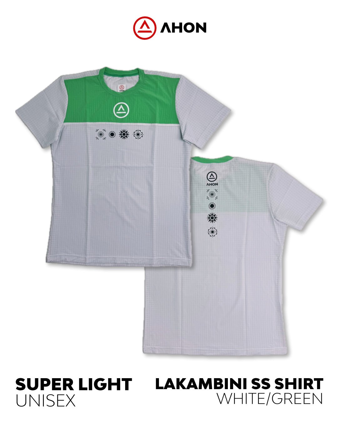 Lakambini Super Light SS Shirt (white/green) - unisex - Ahon.ph
