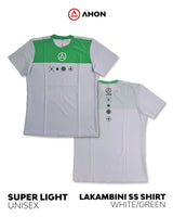 Lakambini Super Light SS Shirt (white/green) - unisex - Ahon.ph