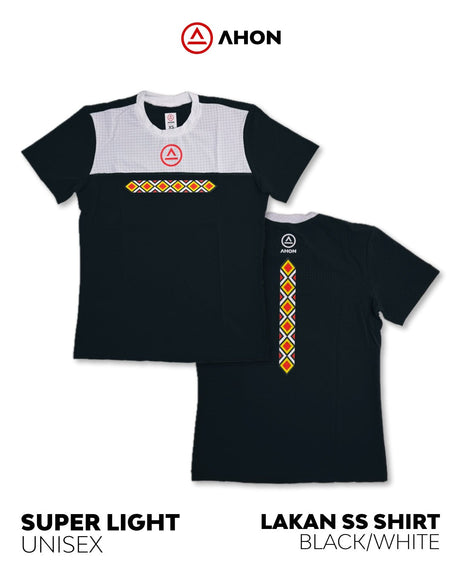 Lakan Super Light SS Shirt (black/white) - unisex - Ahon.ph