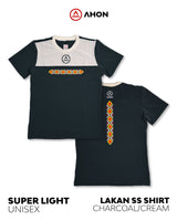 Lakan Super Light SS Shirt (charcoal/cream) - unisex - Ahon.ph