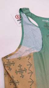Singlet Pro flatlay – side profile showcasing armhole and fit