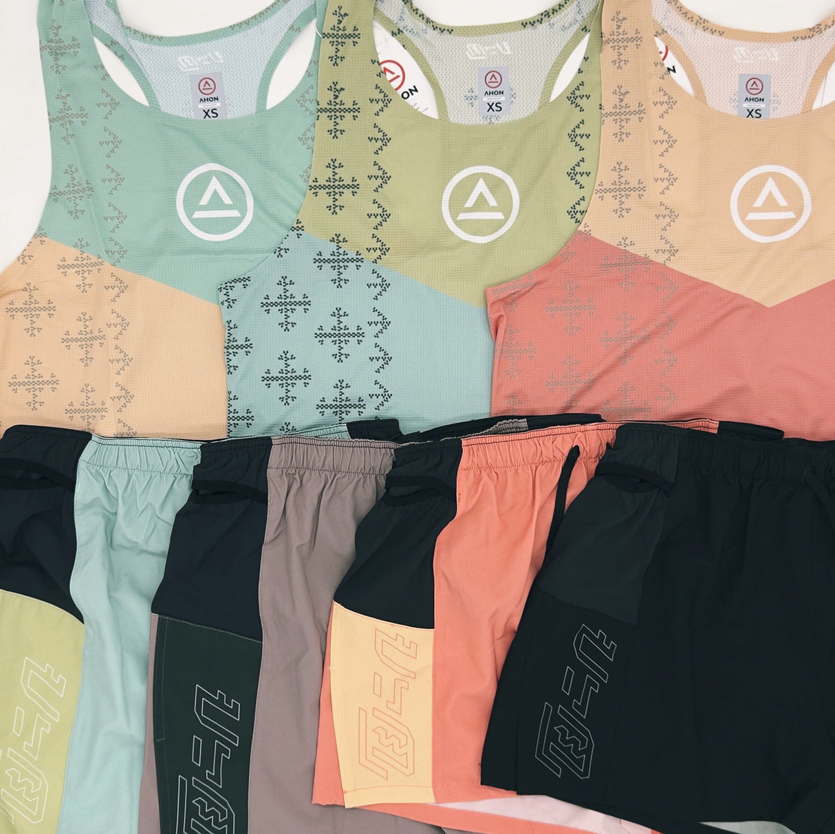 Singlet Pro and Trail Shorts Pro collections of Ahon