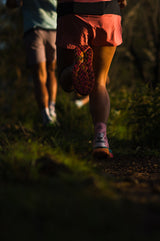 Ahon Trail Shorts Pro (colorway 1) 3 - inch inseam - in action