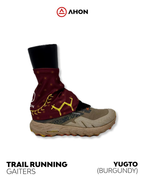 Yugto Trail Running Gaiters - Burgundy - Ahon.ph