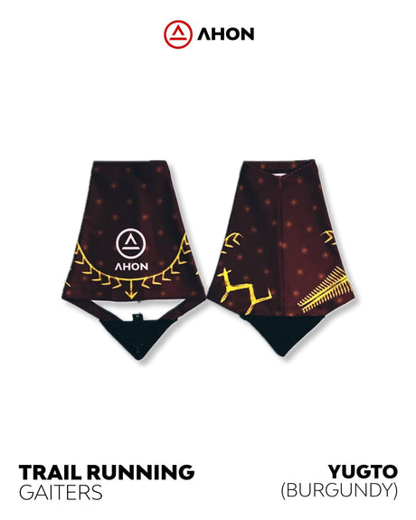 Yugto Trail Running Gaiters - Burgundy - Ahon.ph