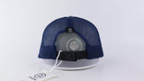 Baybayin Plush Trucker Cap (gray / navy) - Ahon.ph