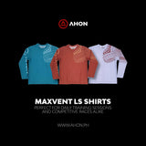 EbriBradie Maxvent LS Shirt (red lip / caramel) - dri fit mesh - Ahon.ph