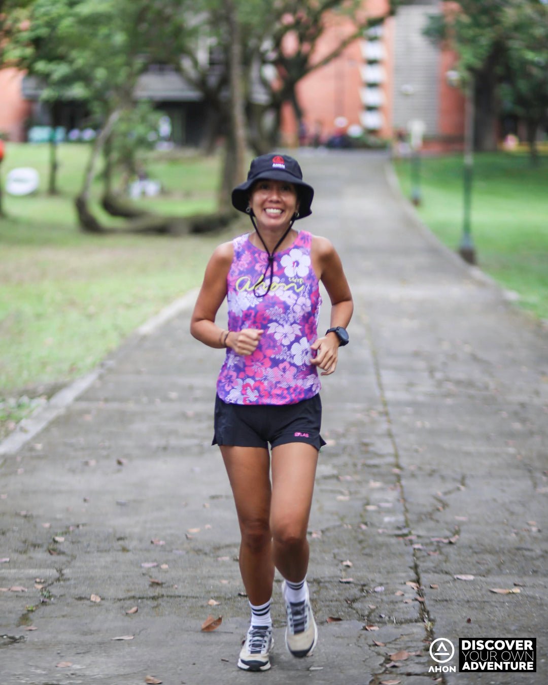 Gumamela Purple running singlet - maxvent - Ahon.ph