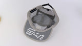 under view of breathable gray running cap